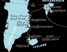 北极三岛--斯匹次卑尔根、格陵兰、冰岛